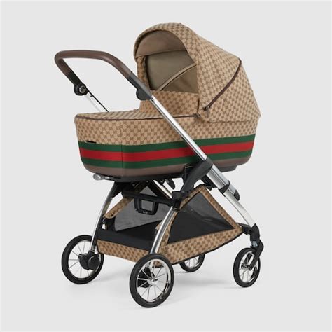 gucci kinderwagen preis|Gucci stroller canvas.